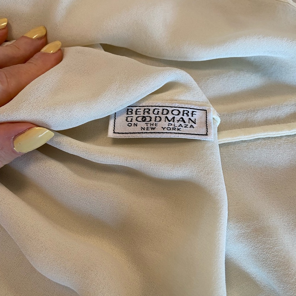 Organza Skirt,  Ecru (off white), size small - Picture 3 of 8